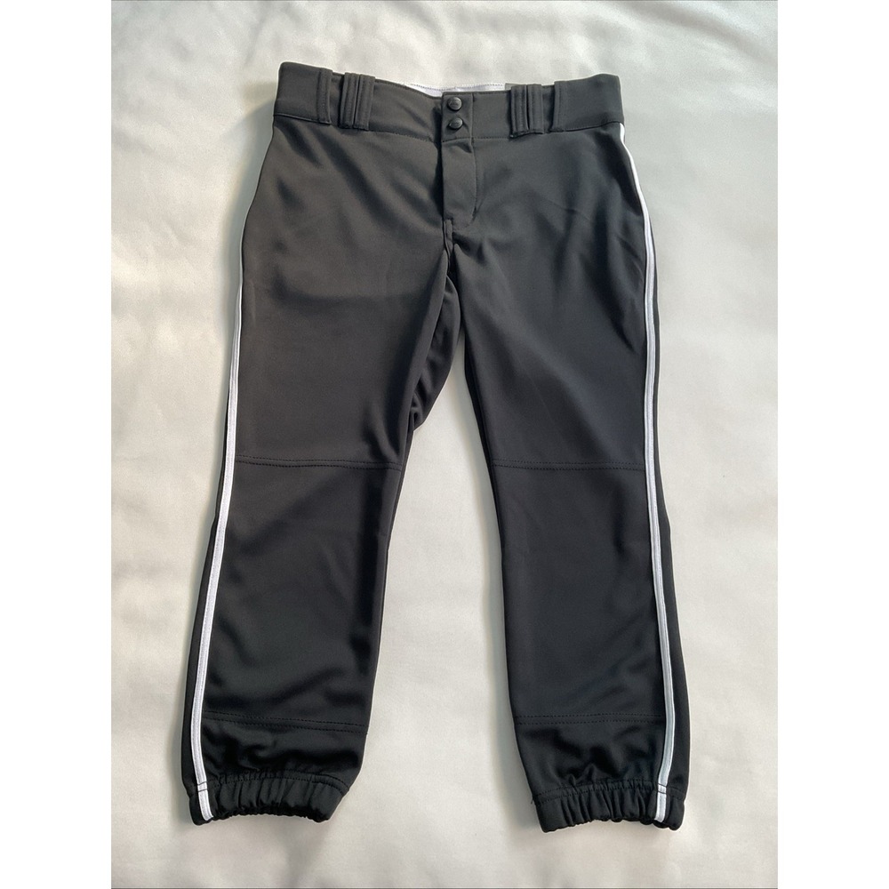 Champro Youth Girls Softball  Stripe Pants Black Size XL‎ 27-29